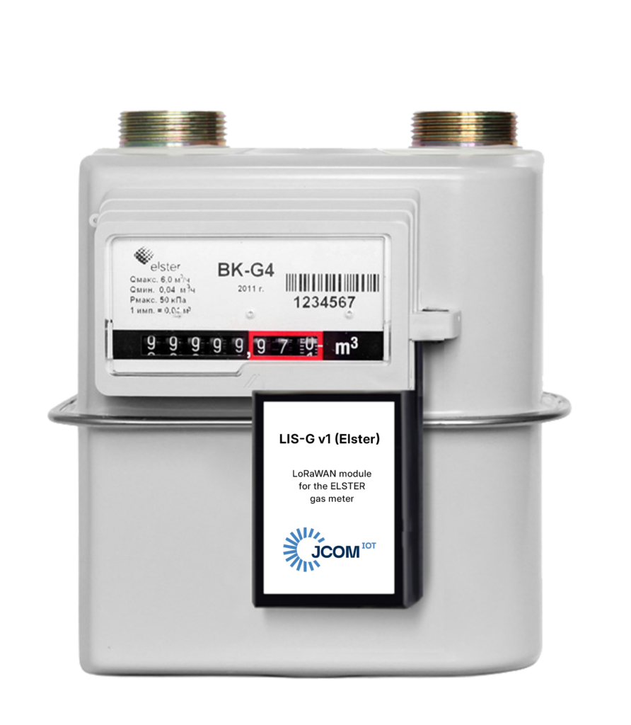 Buy LoRaWAN modules (LIS-G) for the ELSTER BK-G4 gas meter at JCOM IOT