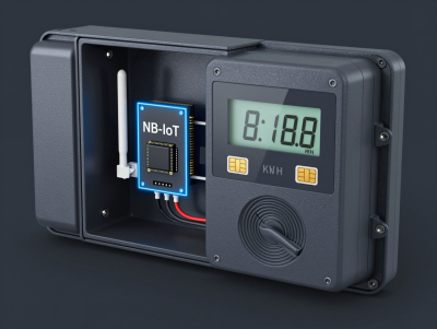 NB-IoT module inside smart electricity meter